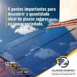 4 pontos importantes para descobrir a quantidade ideal de  placas solares na sua propriedade